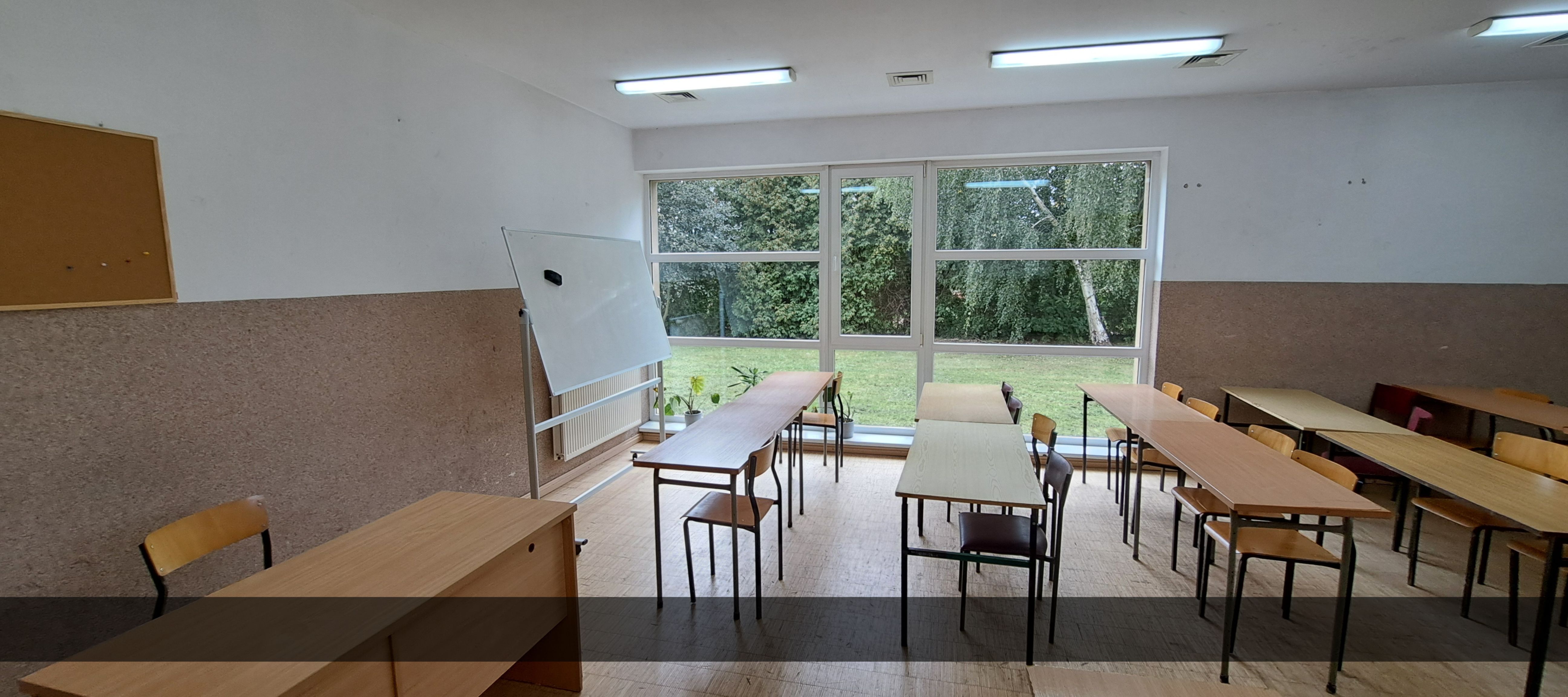 Sala lekcyjna na hali sportowej